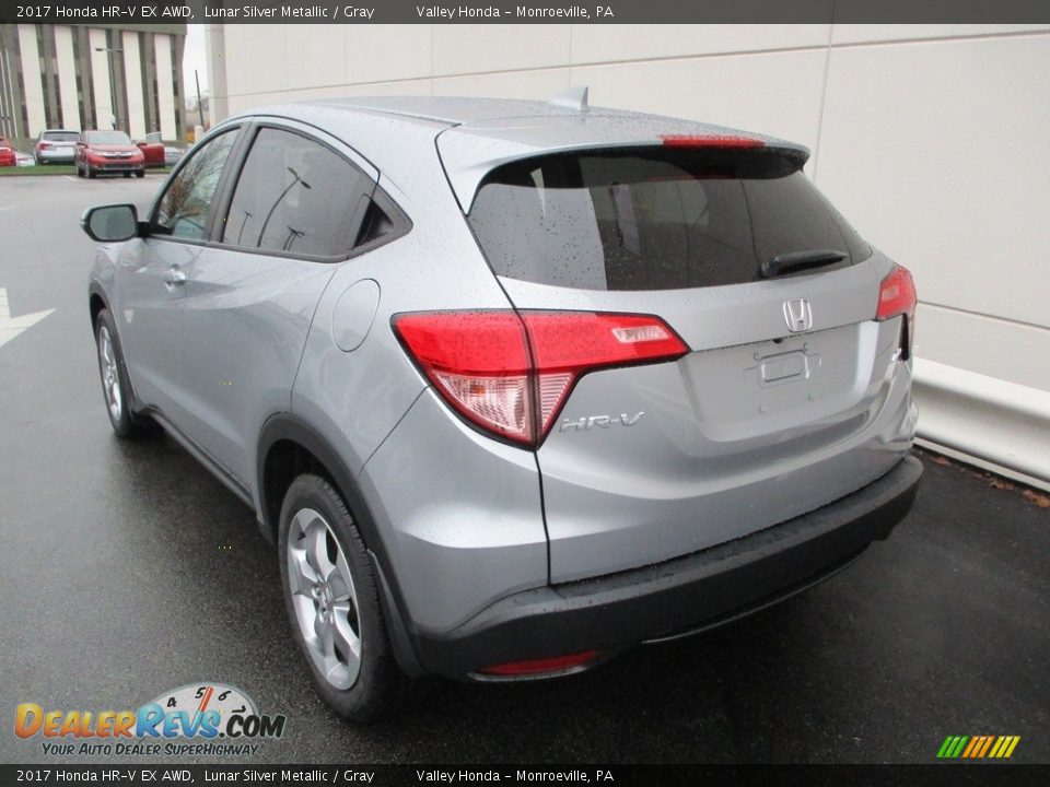 2017 Honda HR-V EX AWD Lunar Silver Metallic / Gray Photo #3