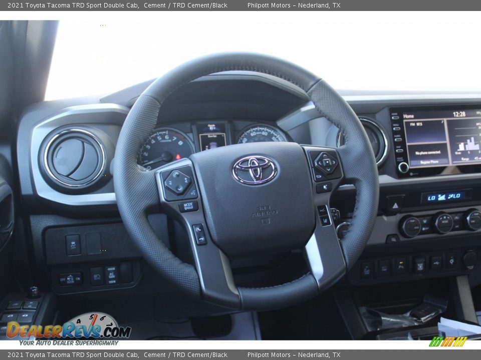 2021 Toyota Tacoma TRD Sport Double Cab Steering Wheel Photo #22