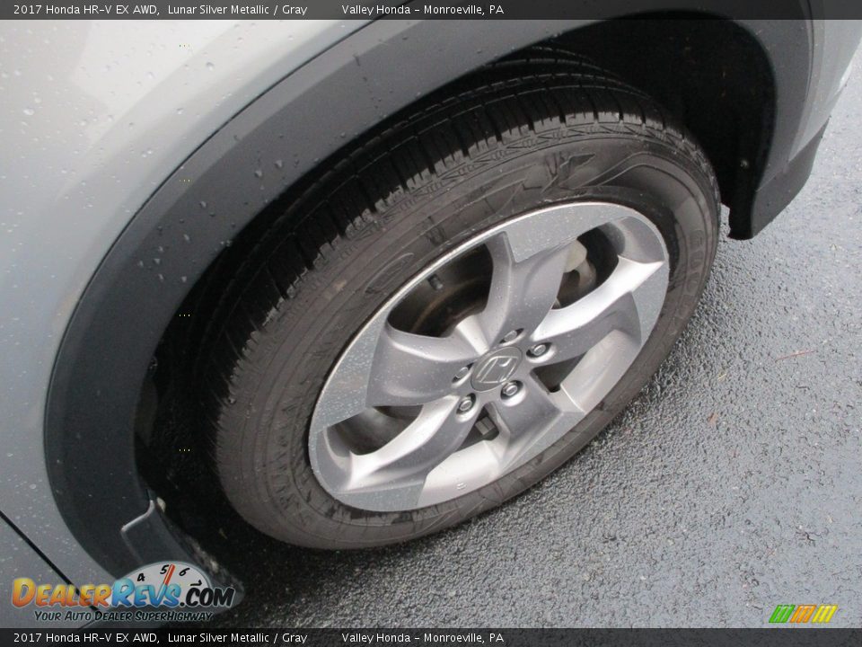 2017 Honda HR-V EX AWD Lunar Silver Metallic / Gray Photo #7