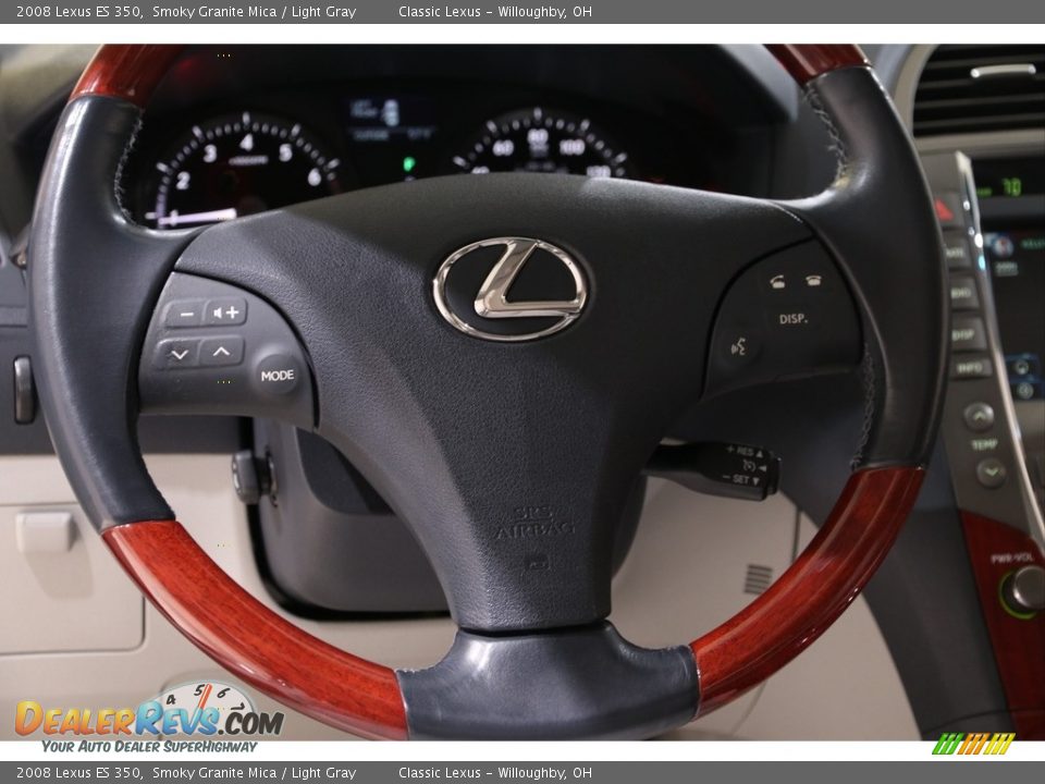 2008 Lexus ES 350 Smoky Granite Mica / Light Gray Photo #11