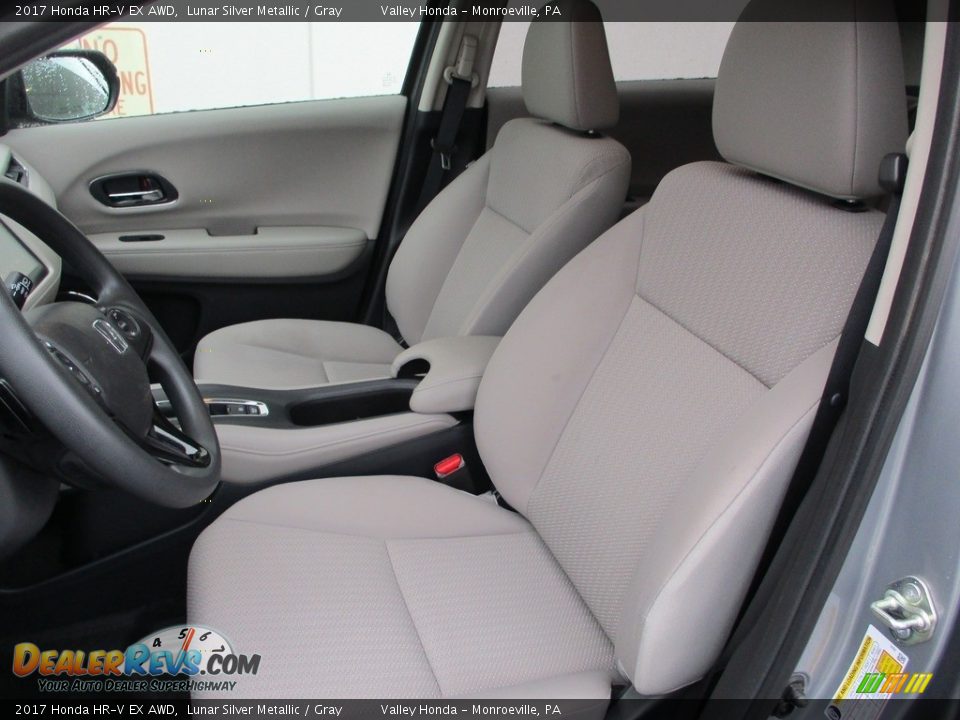 2017 Honda HR-V EX AWD Lunar Silver Metallic / Gray Photo #13