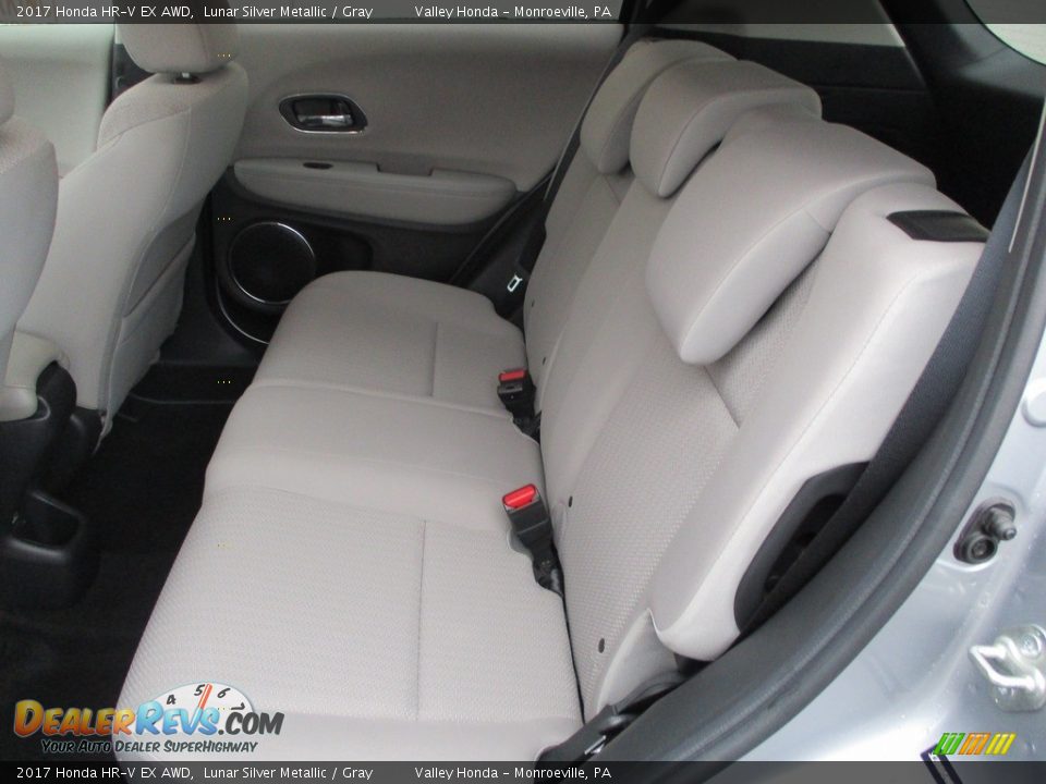 2017 Honda HR-V EX AWD Lunar Silver Metallic / Gray Photo #14