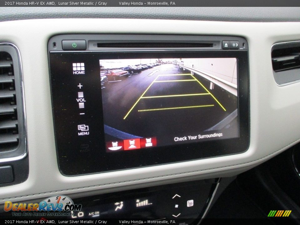 2017 Honda HR-V EX AWD Lunar Silver Metallic / Gray Photo #17
