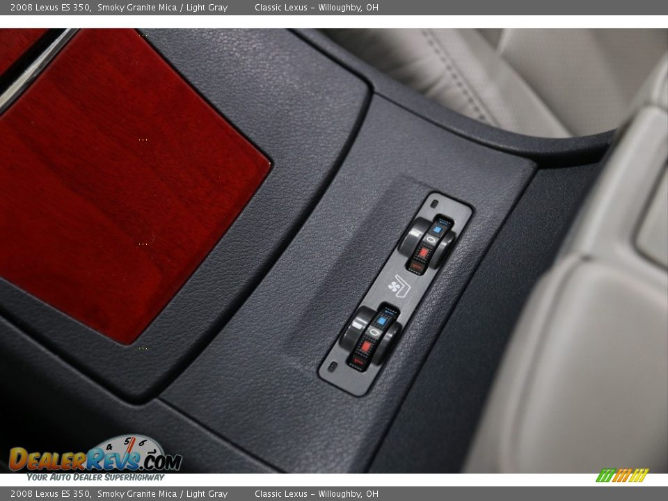 2008 Lexus ES 350 Smoky Granite Mica / Light Gray Photo #25