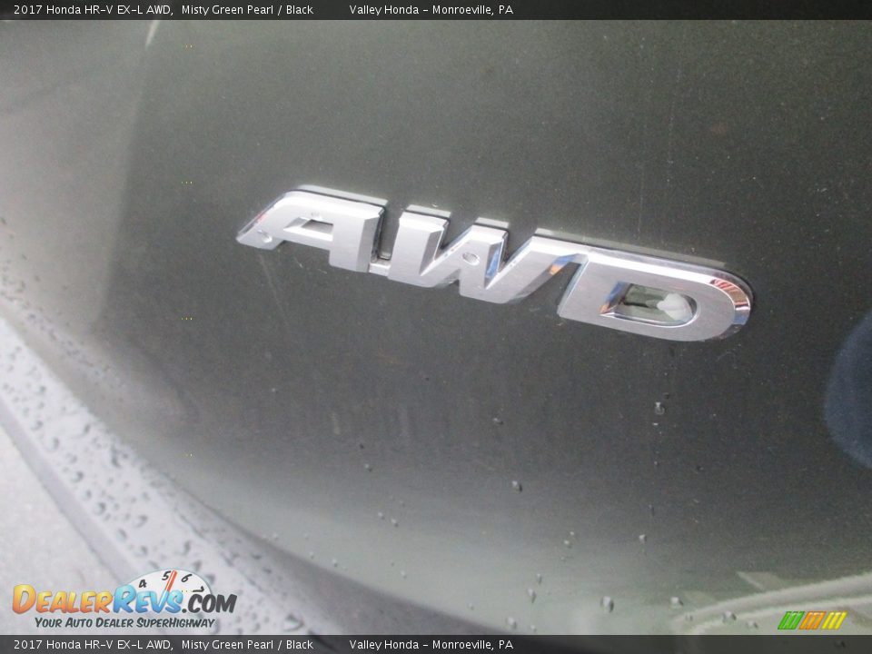 2017 Honda HR-V EX-L AWD Misty Green Pearl / Black Photo #6