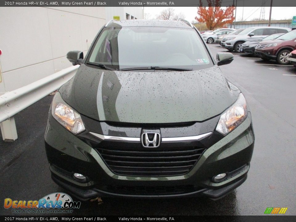 2017 Honda HR-V EX-L AWD Misty Green Pearl / Black Photo #9