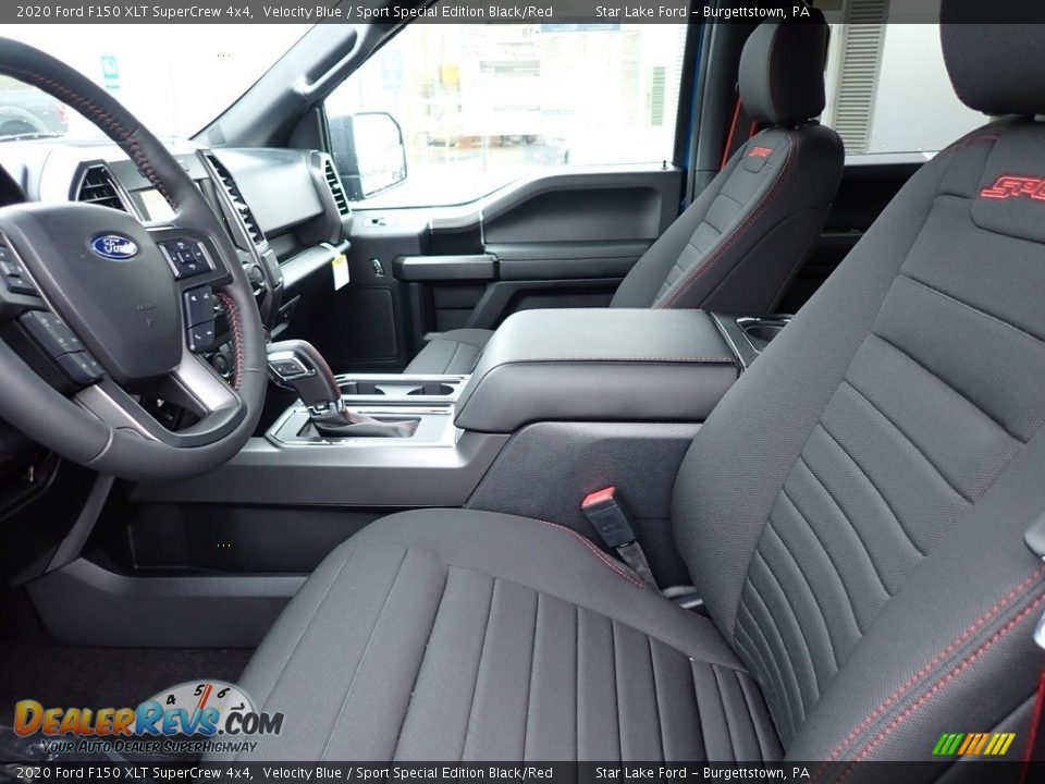 Sport Special Edition Black/Red Interior - 2020 Ford F150 XLT SuperCrew 4x4 Photo #9