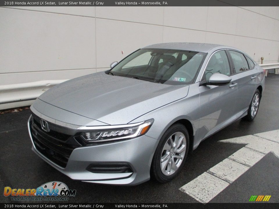 2018 Honda Accord LX Sedan Lunar Silver Metallic / Gray Photo #9