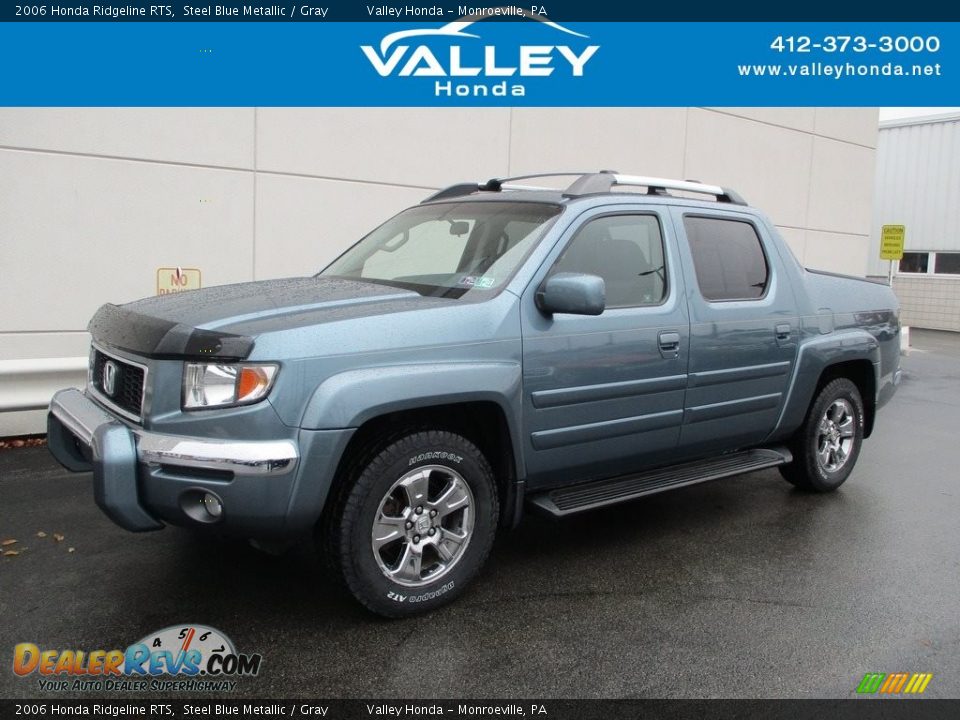 2006 Honda Ridgeline RTS Steel Blue Metallic / Gray Photo #1