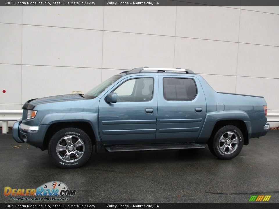 2006 Honda Ridgeline RTS Steel Blue Metallic / Gray Photo #2