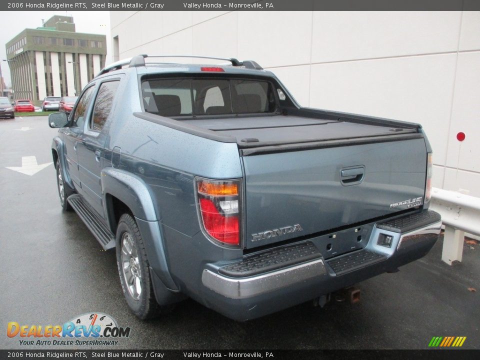 2006 Honda Ridgeline RTS Steel Blue Metallic / Gray Photo #3