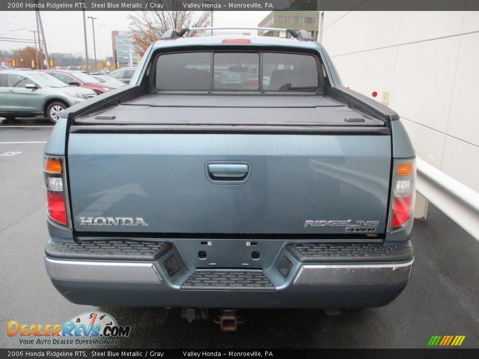 2006 Honda Ridgeline RTS Steel Blue Metallic / Gray Photo #4