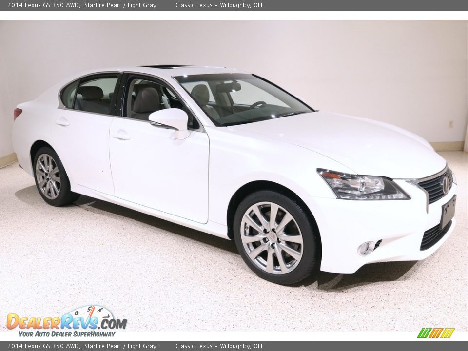 2014 Lexus GS 350 AWD Starfire Pearl / Light Gray Photo #1