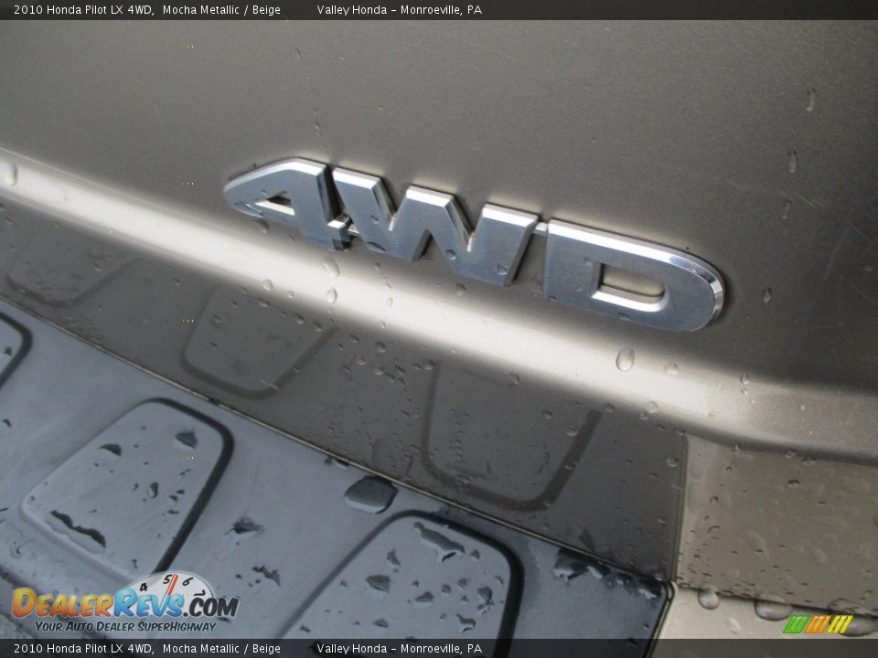 2010 Honda Pilot LX 4WD Mocha Metallic / Beige Photo #6