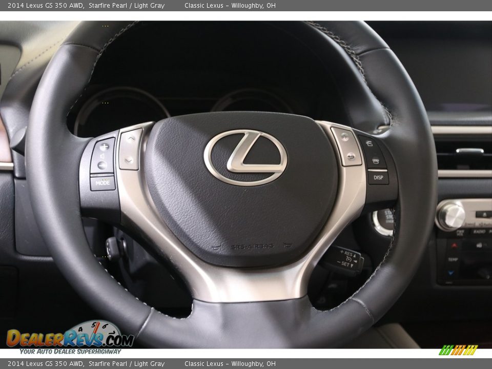 2014 Lexus GS 350 AWD Starfire Pearl / Light Gray Photo #8