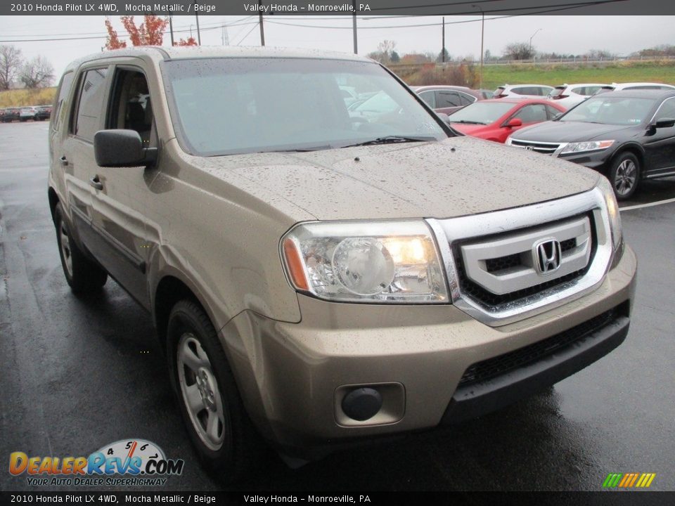 2010 Honda Pilot LX 4WD Mocha Metallic / Beige Photo #8