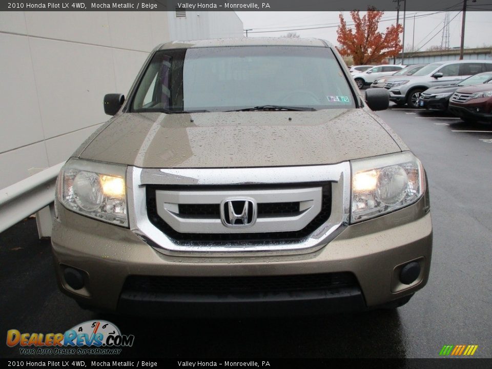 2010 Honda Pilot LX 4WD Mocha Metallic / Beige Photo #9