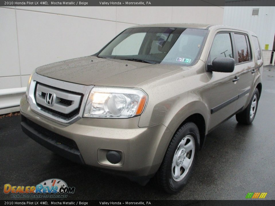 2010 Honda Pilot LX 4WD Mocha Metallic / Beige Photo #10