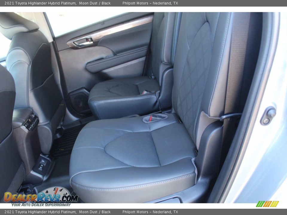 2021 Toyota Highlander Hybrid Platinum Moon Dust / Black Photo #19