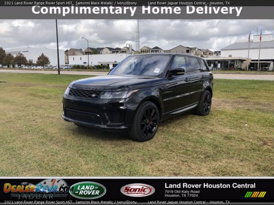 2021 Land Rover Range Rover Sport HST Santorini Black Metallic / Ivory/Ebony Photo #1