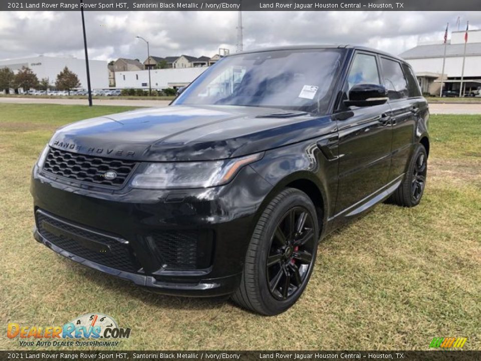 2021 Land Rover Range Rover Sport HST Santorini Black Metallic / Ivory/Ebony Photo #2