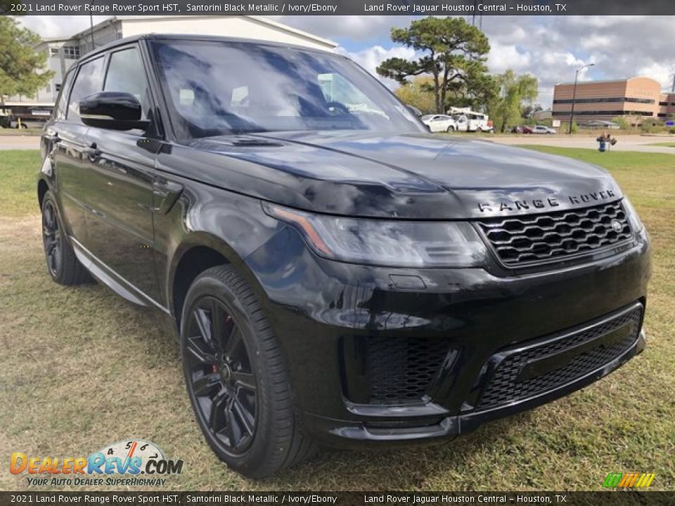 2021 Land Rover Range Rover Sport HST Santorini Black Metallic / Ivory/Ebony Photo #12