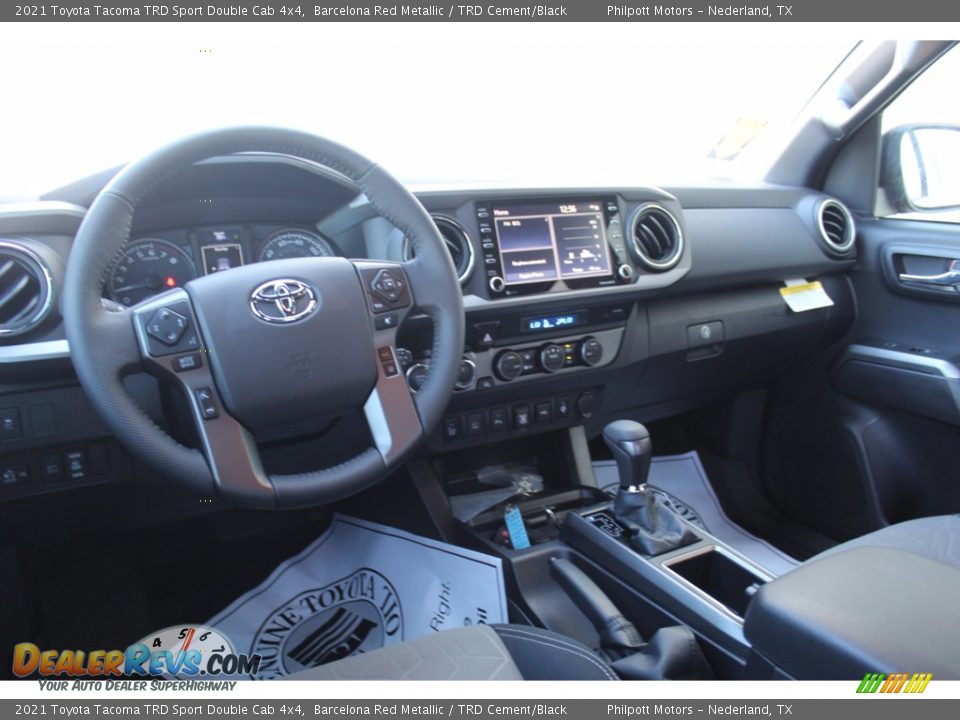 Dashboard of 2021 Toyota Tacoma TRD Sport Double Cab 4x4 Photo #21