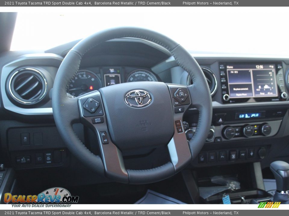 2021 Toyota Tacoma TRD Sport Double Cab 4x4 Steering Wheel Photo #22