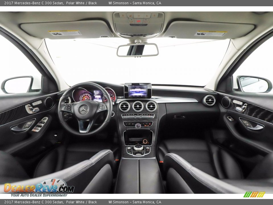 2017 Mercedes-Benz C 300 Sedan Polar White / Black Photo #22