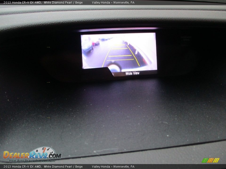 2013 Honda CR-V EX AWD White Diamond Pearl / Beige Photo #17
