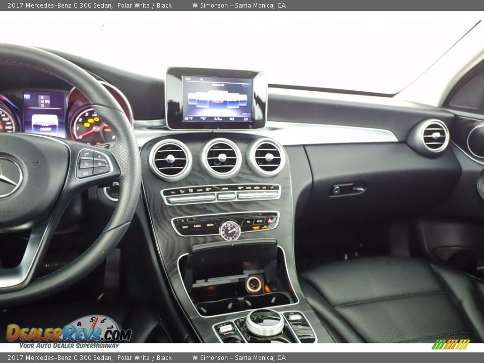 2017 Mercedes-Benz C 300 Sedan Polar White / Black Photo #25