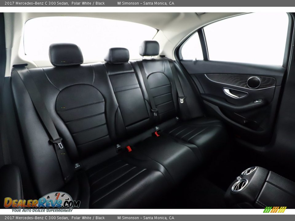 2017 Mercedes-Benz C 300 Sedan Polar White / Black Photo #34