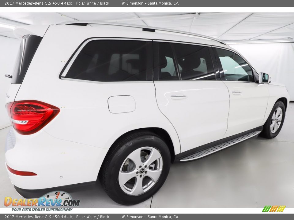 2017 Mercedes-Benz GLS 450 4Matic Polar White / Black Photo #4