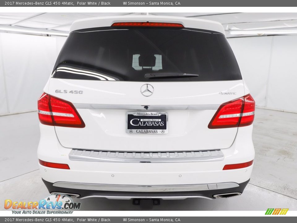 2017 Mercedes-Benz GLS 450 4Matic Polar White / Black Photo #6