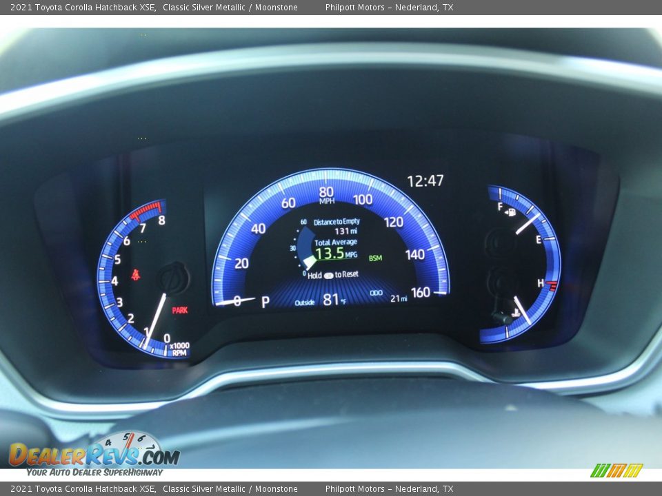 2021 Toyota Corolla Hatchback XSE Gauges Photo #13