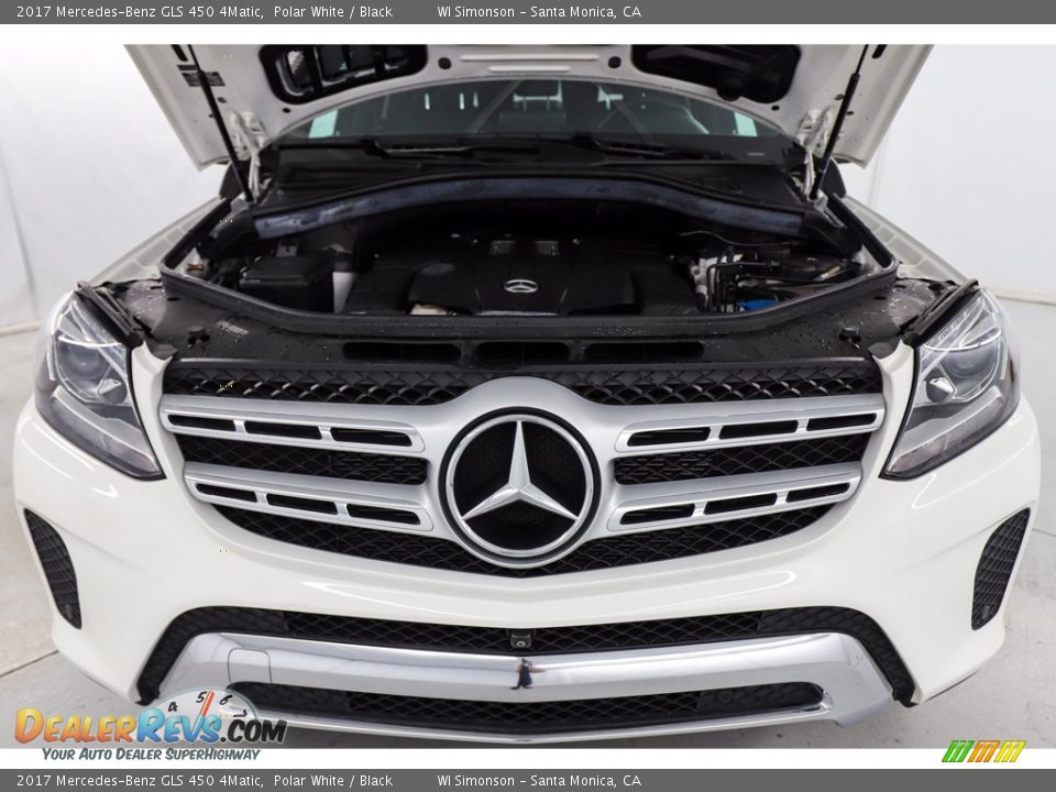 2017 Mercedes-Benz GLS 450 4Matic Polar White / Black Photo #16