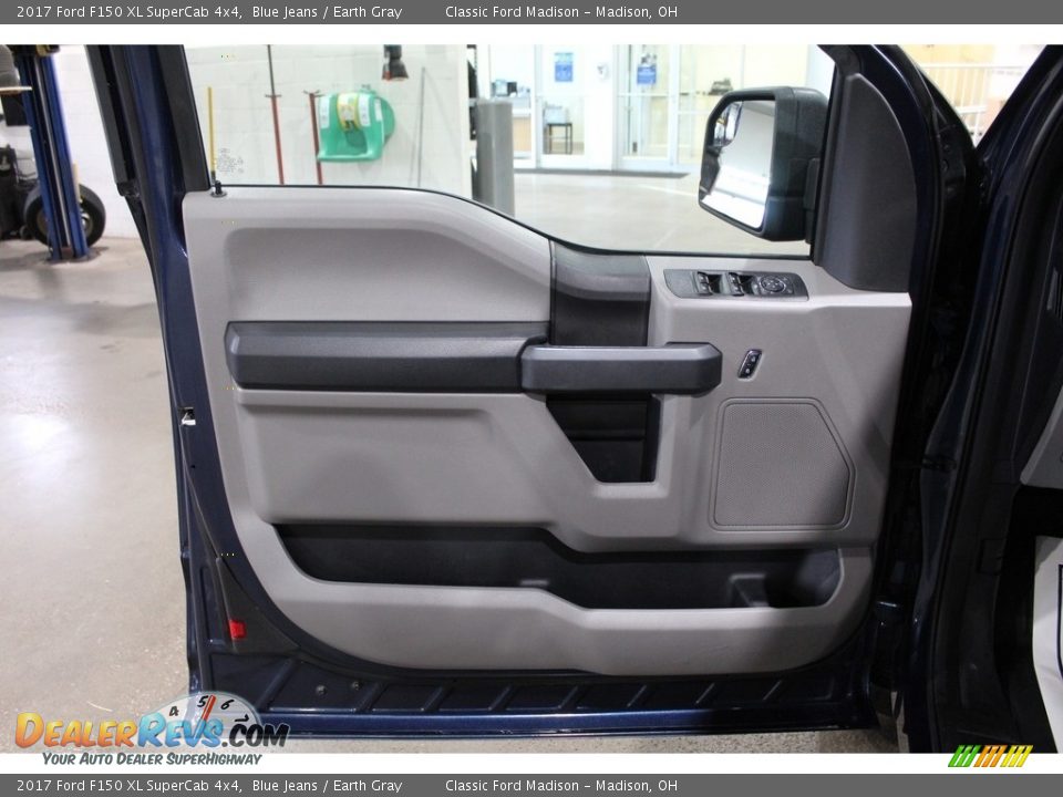 2017 Ford F150 XL SuperCab 4x4 Blue Jeans / Earth Gray Photo #12