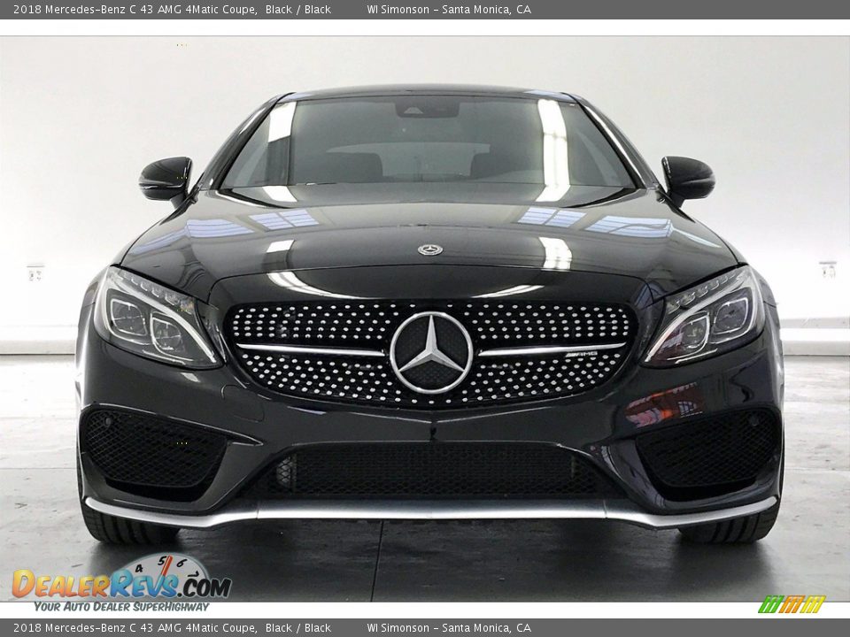 2018 Mercedes-Benz C 43 AMG 4Matic Coupe Black / Black Photo #2