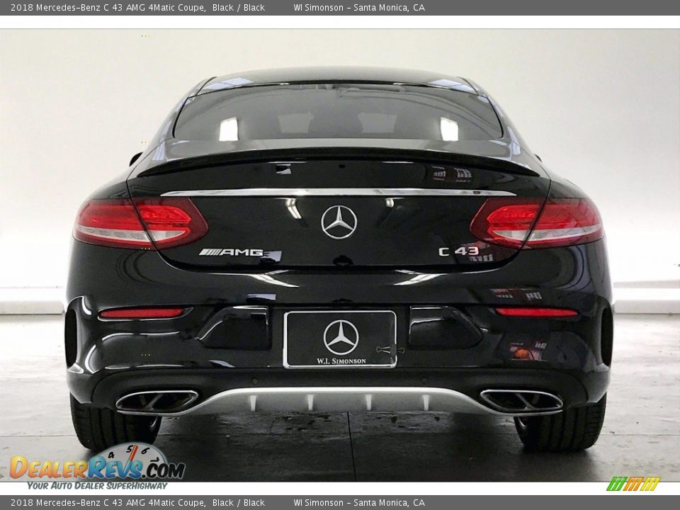 2018 Mercedes-Benz C 43 AMG 4Matic Coupe Black / Black Photo #3