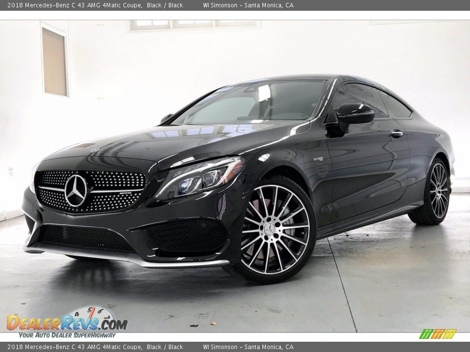 2018 Mercedes-Benz C 43 AMG 4Matic Coupe Black / Black Photo #12