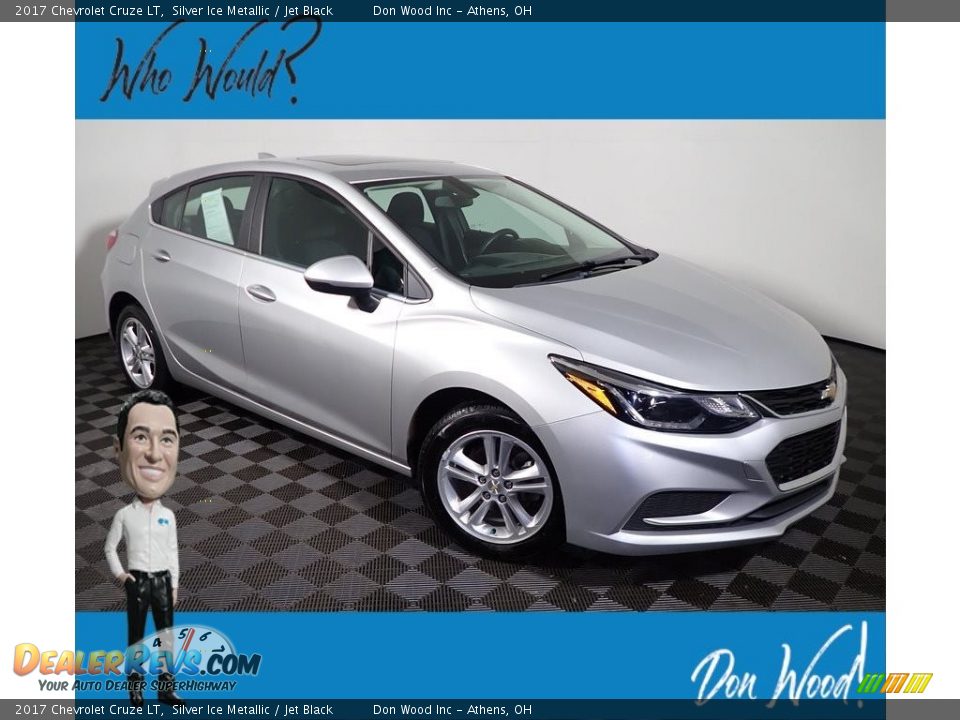 2017 Chevrolet Cruze LT Silver Ice Metallic / Jet Black Photo #1
