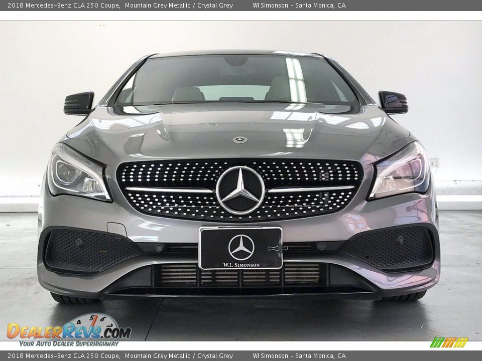 2018 Mercedes-Benz CLA 250 Coupe Mountain Grey Metallic / Crystal Grey Photo #2