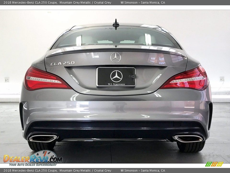 2018 Mercedes-Benz CLA 250 Coupe Mountain Grey Metallic / Crystal Grey Photo #3