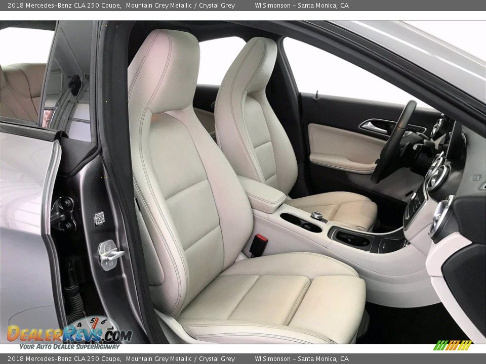 2018 Mercedes-Benz CLA 250 Coupe Mountain Grey Metallic / Crystal Grey Photo #6