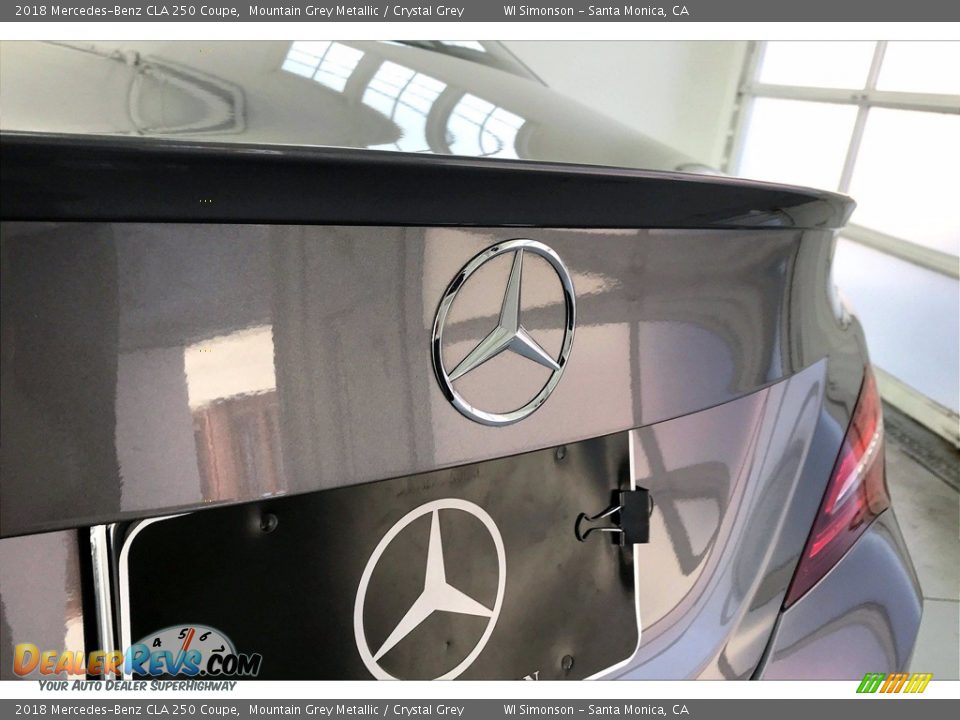 2018 Mercedes-Benz CLA 250 Coupe Mountain Grey Metallic / Crystal Grey Photo #7