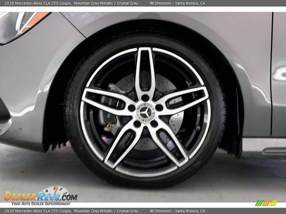 2018 Mercedes-Benz CLA 250 Coupe Mountain Grey Metallic / Crystal Grey Photo #8