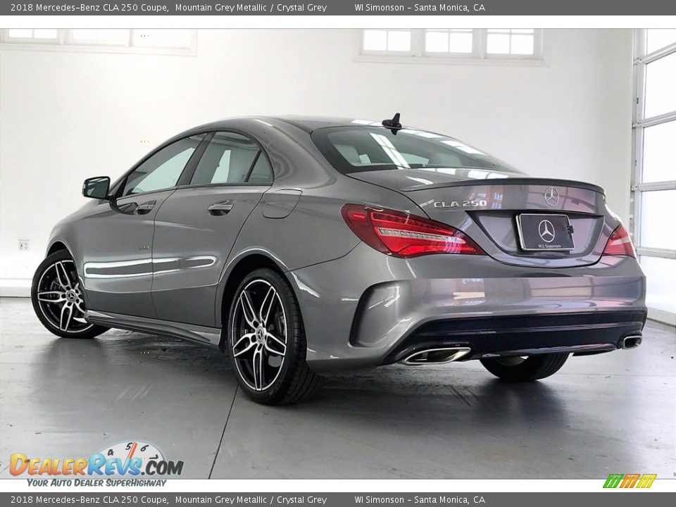 2018 Mercedes-Benz CLA 250 Coupe Mountain Grey Metallic / Crystal Grey Photo #10