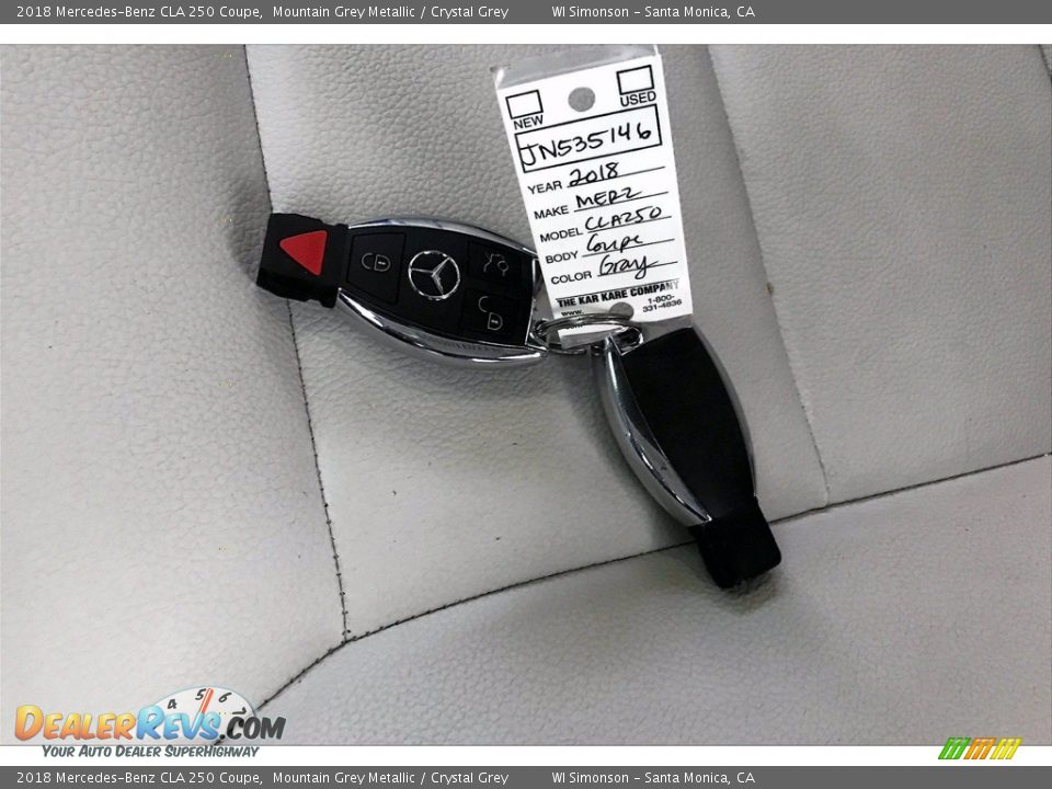 2018 Mercedes-Benz CLA 250 Coupe Mountain Grey Metallic / Crystal Grey Photo #11