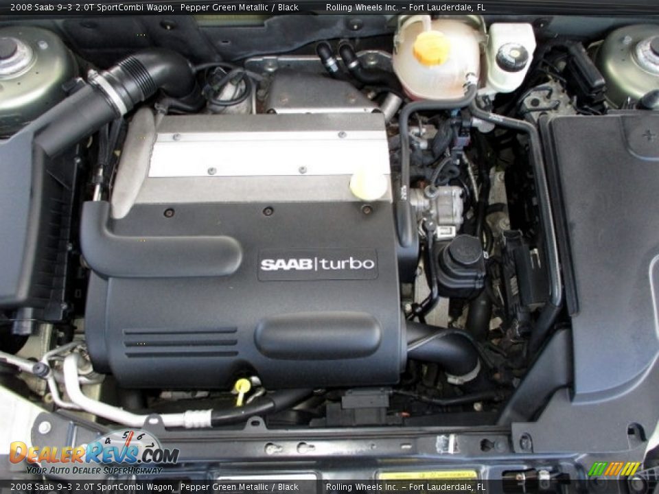 2008 Saab 9-3 2.0T SportCombi Wagon 2.0 Liter Turbocharged DOHC 16-Valve 4 Cylinder Engine Photo #25