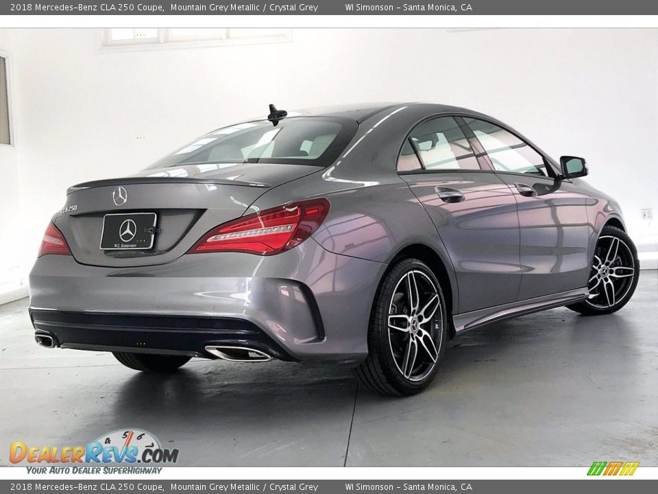 2018 Mercedes-Benz CLA 250 Coupe Mountain Grey Metallic / Crystal Grey Photo #13